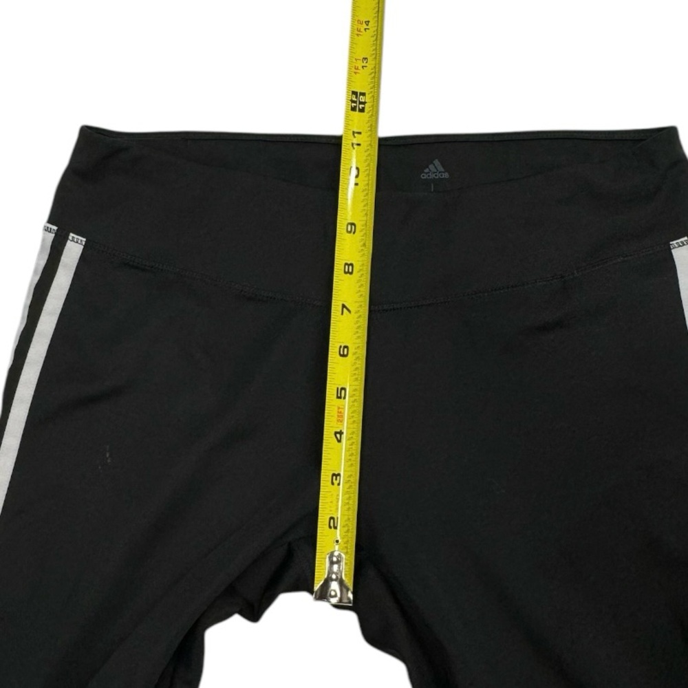 Adidas climalite size large capri style leggings with stripe on sides! - Picture 9 of 14